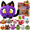 12 pcs halloween 3d pumpkin decorating kit, diy crafts for kids