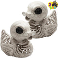 2 PCS 4.5” Halloween Duck Skeleton Plastic Bones