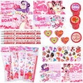 28pcs Assorted Stationery in Boxes with Kids Valentines Cards