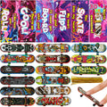 30 Packs Valentine's Day Mini Finger Skateboards with Cards (6)