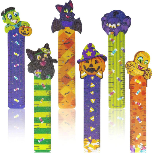 36Pcs-6Designs-Halloween-Bookmark-Rulers-(9)