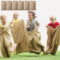 6 Pack Large Burlap 39in x 25in Potato Sacks Racing Bags for Kids & Adults (6)