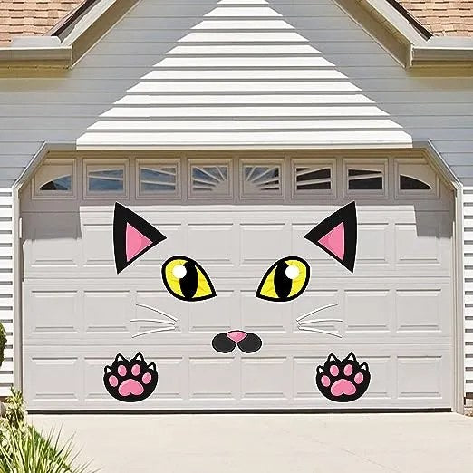 Black Cat Halloween Trunk or Treat Decor Kit