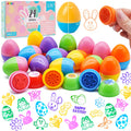 24Pcs 1.75in Easter Egg Stampers for An Enjoyable Easter Egg Hunt Game