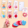12Pcs Playfoam with Kids Valentines Cards for Kids-Classroom Exchange Gifts