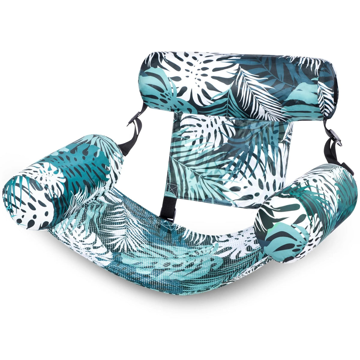 Green Leaves Inflatable Pool Floats Lounge Chairs for Adult