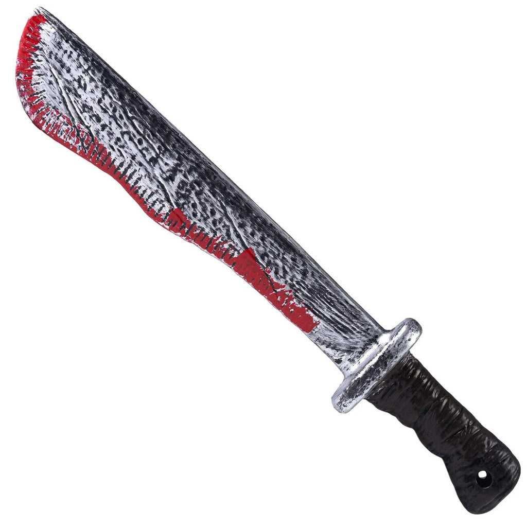 Halloween Fake Machete Prop, Plastic Machete Knife (9)