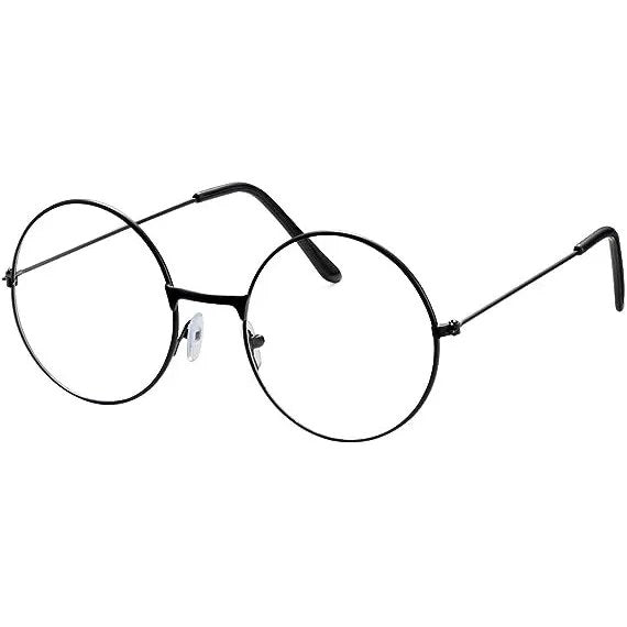 Halloween Wizard Glasses Old Men Round Wire Costume
