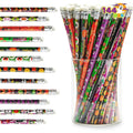 144 pack halloween pencil with eraser, 12 design halloween themed pencil set
