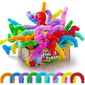 OYIN 18 Pack Pop Tubes, Fidget Tubes Party Favors - 9 Colors