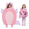 Kids Sleeping Bag - Toddler Nap Mat with Pillow & Blanket - Soft Plush Sleeping Mat (1)