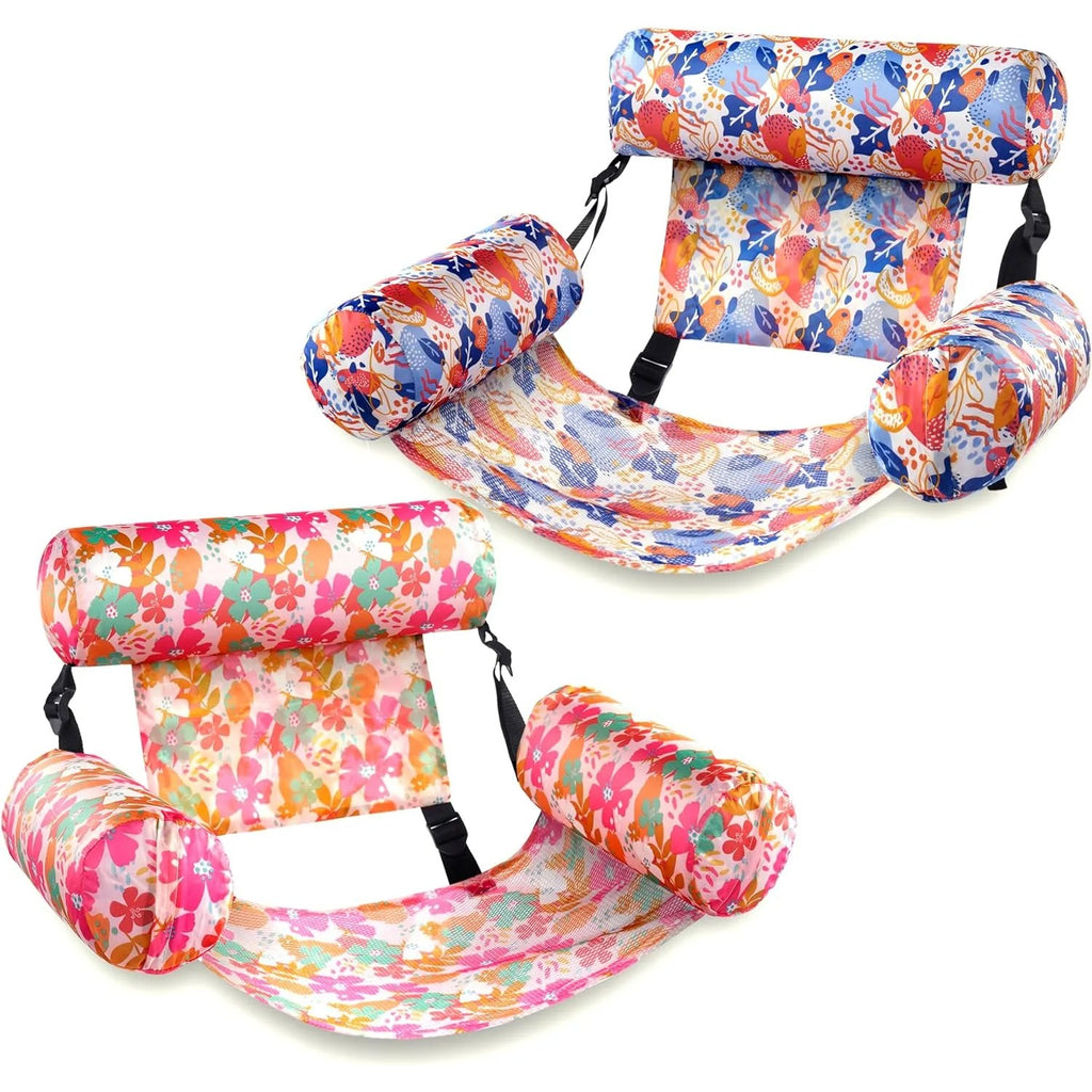 2pcs Pool Float Hammock Chairs