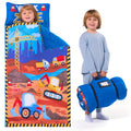 Toddler Nap Mat with Pillow & Blanket - Roll Up Nap Mat for Preschool- Soft Kids Sleeping Mat (1)