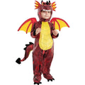 Toddler Trick or Treating Red Dragon Costume For Halloween