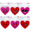 48Pcs Valentine Cellophane Bags with Hearts Design